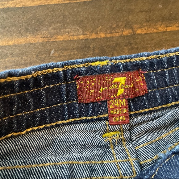 7 For All Mankind Blue Jeans Classic Fit - Picture 3 of 8
